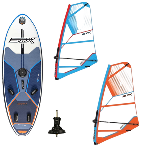 STX Windsurfboard Inflatable Windsurfer RS i.c.m. Mini Kid Rig - afb. 1
