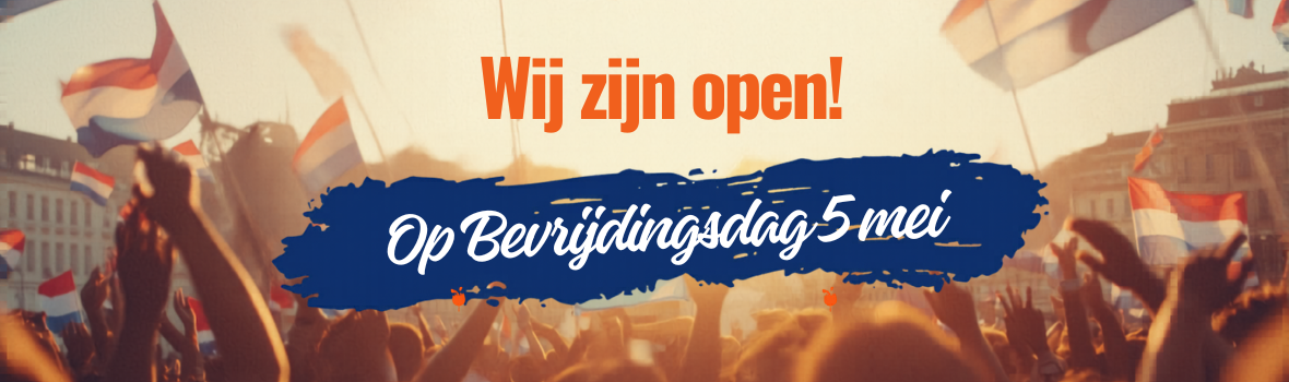 Bevrijdingsdag open banner