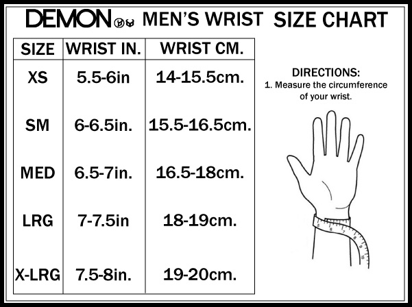 MenWrstSizeChart