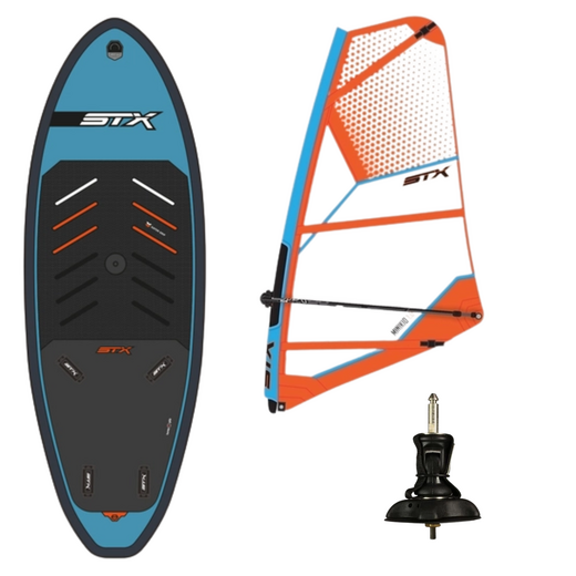 STX Windsurfboard Inflatable iWindsurf RS Incl. Powerkid Tuigage  - afb. 1
