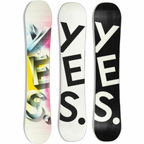 Yes Dames Snowboard Basic 23/24 Wit, Geel