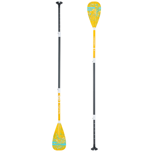 Aquatone SUP Peddel Advant Carbon Hybrid Zwart, Geel, Oranje - afb. 1