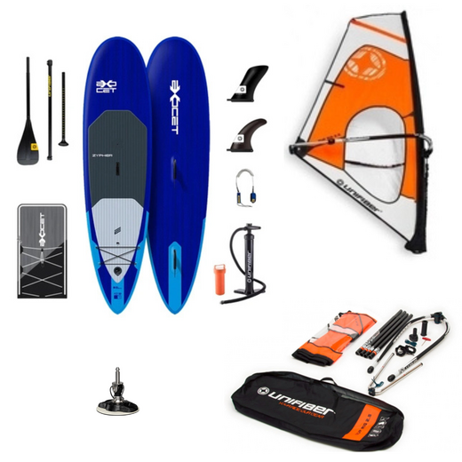 Exocet Windsup Zypher 10.8 incl Unifiber dacron sup Rigg - afb. 1