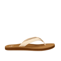 Reef  dames slipper Baja Maria Wit, Bruin