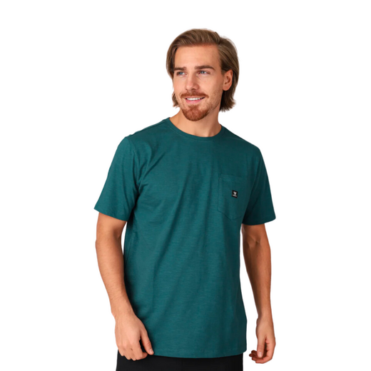 Brunotti Axle Slub heren T-shirt Groen - afb. 2