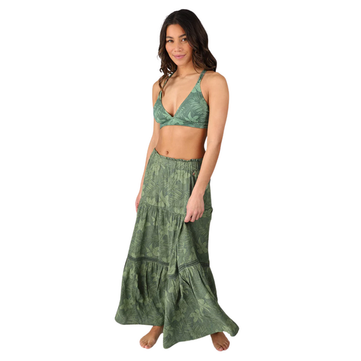 Brunotti Dames Skirt Romya Two Tone Flower Juniper - afb. 1