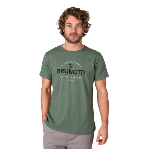 Brunotti Jahn Logoround T-Shirt heren Groen - afb. 1