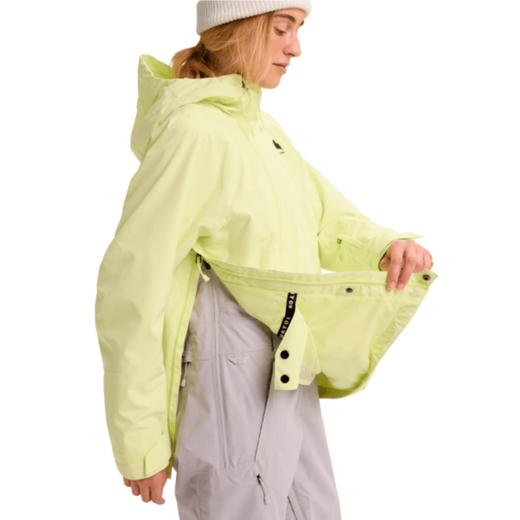 Burton Women's Reserve 2L Relaxed Anorak Glow Yellow Green - afb. 2