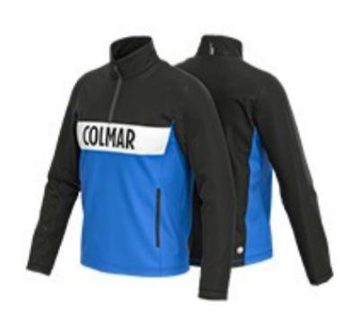 Colmar heren pully met colmar logo blauw - afb. 1