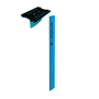F-One Alu mast + Mast Top Plate Blauw 75