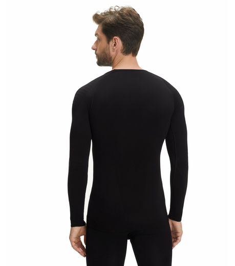 Falke Heren Longsleeved Shirt Warm Black - afb. 2