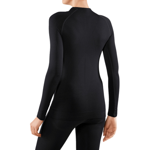 Falke Longsleeve Maximum warm dames  Zwart - afb. 2