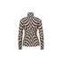 Goldbergh dames ski pully chesu spiral chess gold - afb. 2