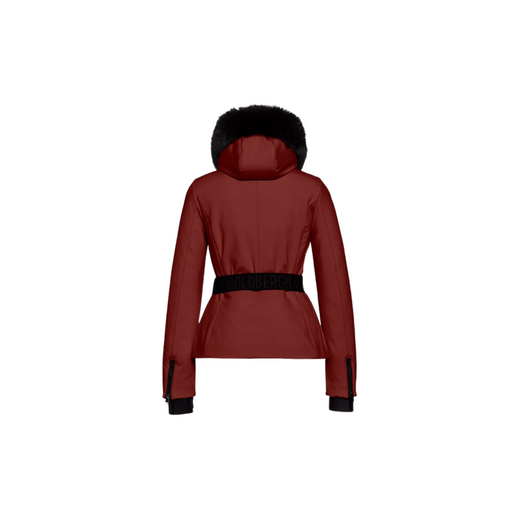Goldbergh Hida Ski Jas Faux Border vino rosso - afb. 2