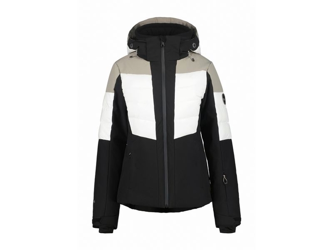 Icepeak Florala Ski jas Dames Zwart, Wit, Beige - afb. 1