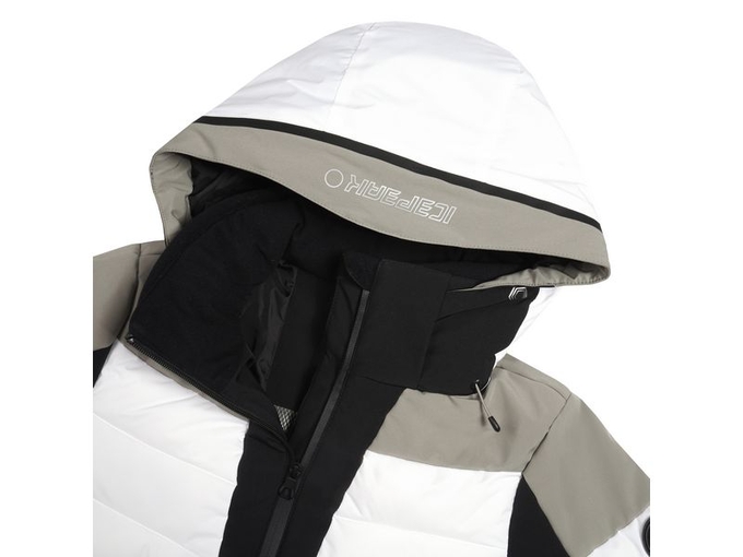 Icepeak Florala Ski jas Dames Zwart, Wit, Beige - afb. 3