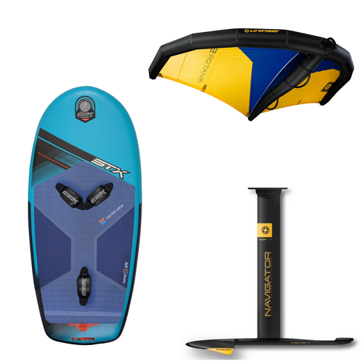 STX ifoil inflatables 125l + Navigator Foil + MK4 Wingsurfer Complete Set Inflatable - afb. 1