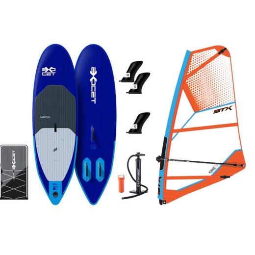 Exocet Windsurfboard Inflatable Neon Mini Kid Set Inflatable - afb. 1