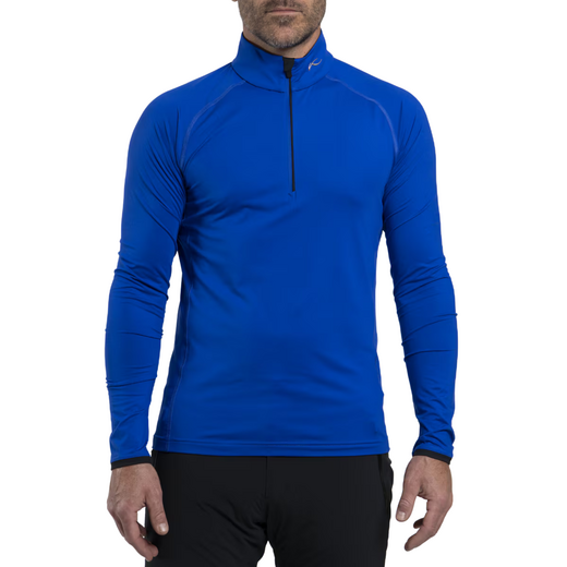 Kjus Feel Midlayer Half-Zip Pully Heren Blauw - afb. 1
