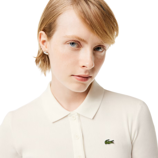 Lacoste Dames S/S Rib Polo  - afb. 3