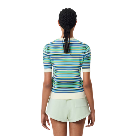 Lacoste Dames Short Sleeve Sweater - afb. 2