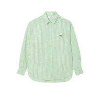 Lacoste Dames Woven Shirt Groen