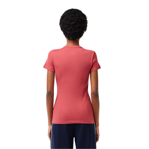 Lacoste Dames Rib T-Shirt - afb. 2