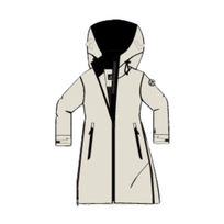 Luhta Dames Jas Iskola  Wit Tinten