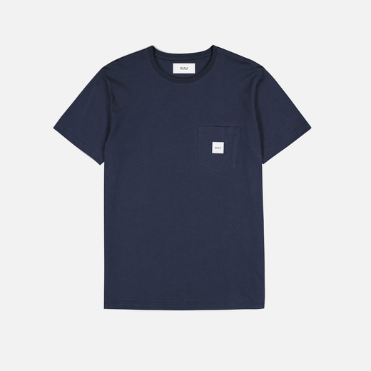 Makia Square Pocket T-Shirt Blauw - afb. 1