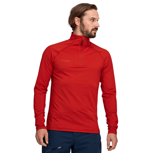 Mammut Heren Snow half zip  Rood - afb. 2