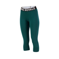 Mons Royale thermo 3/4 pant voor dames, Cascade Evergreen