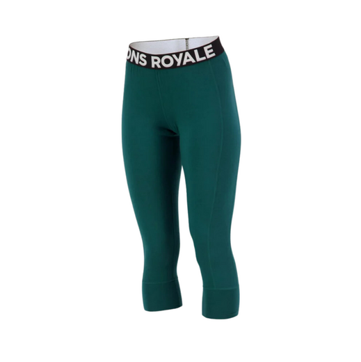 Mons Royale thermo 3/4 pant voor dames, Cascade Evergreen - afb. 1