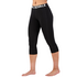 Mons Royale thermo 3/4 pant voor dames, Cascade zwart - afb. 2