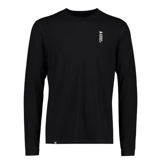 Mons Royale thermo long sleeve heren shirt, Cascade zwart - afb. 1