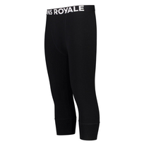 Mons Royale thermo 3/4  pant voor heren,zwart Cascade