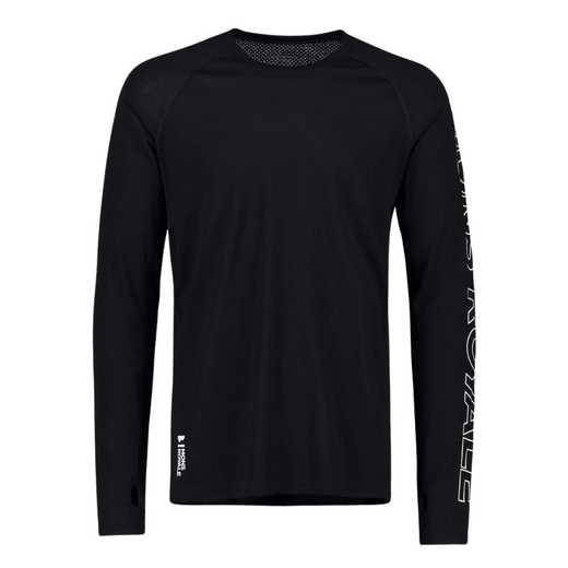 Mons Royale technische longsleeve, Temple zwart - afb. 1