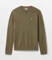 Napapijri Heren Trui Damavand Crew Neck Green 