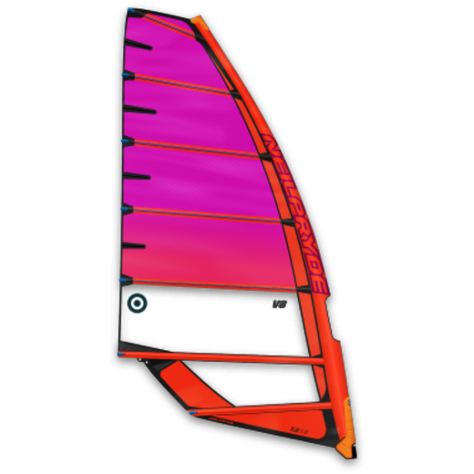 Neilpryde V8 2025 Orange/Purple - afb. 1