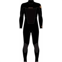 Neilpryde wetsuit Rise Fullsuit 5/4 fz Zwart