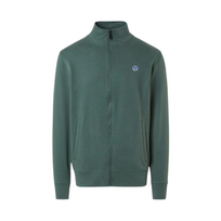 North Sails Basic full zipper sweatshirt Groen