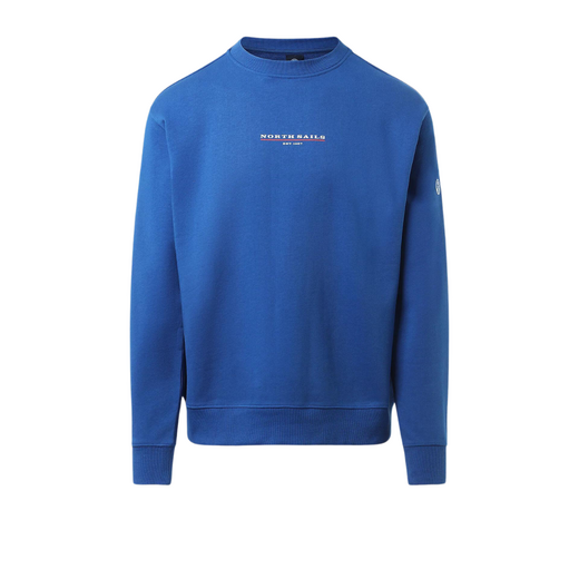 North sails heren sweater, crewneck blauw - afb. 1