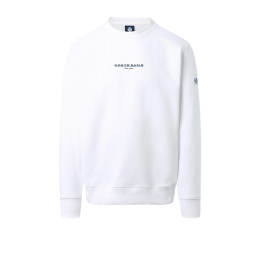 North sails heren sweater, crewneck wit - afb. 1