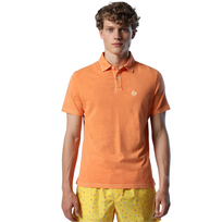 North Sails heren polo/logo oranje