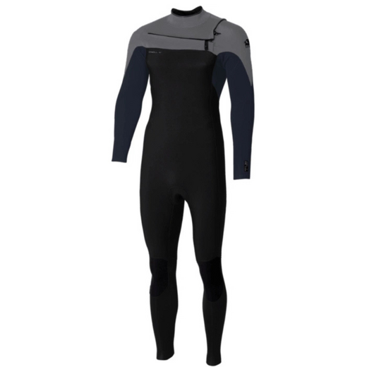 O'Neil heren wetsuit Epic 4/3 mm chest zip grijs/zwart - afb. 1