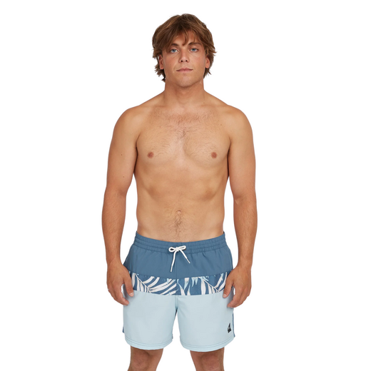 O'Neill Swimshorts Cali Block 15" Blue Dipped Leaves - afb. 1
