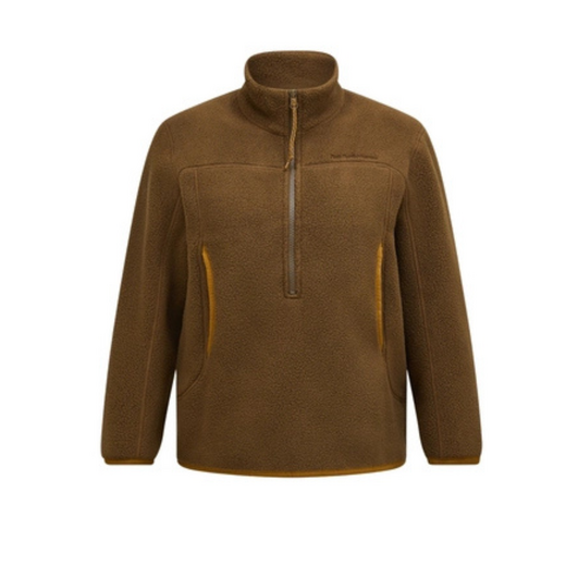 Peak Performance Dames Fleece Half-Zip Meadow Moss - afb. 1