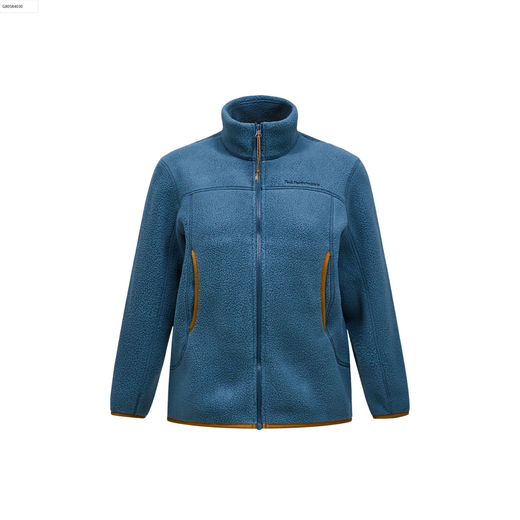 Peak Performance Dames Fleece Zip Cardigan Mountain Lake - afb. 1