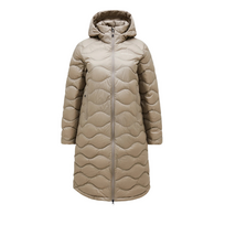 Peak Performance Dames Helium Down Coat Avid/Beige