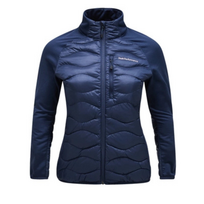 Peak Performance Dames Helium Hybrid Down Jas Blue Shadow