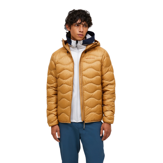 Peak Performance Heren Down Helium Hood Jas Sierra Sand - afb. 1